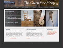 Tablet Screenshot of greenwoodshop.com